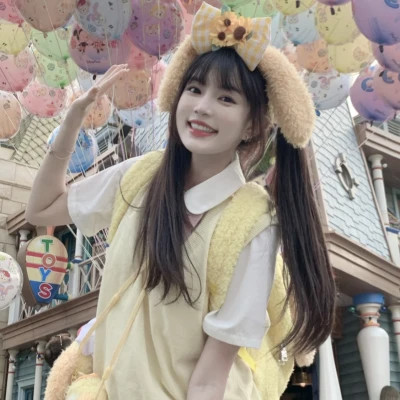 纯真可爱的真人少女头像
