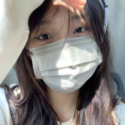 青春洋溢的真人少女头像
