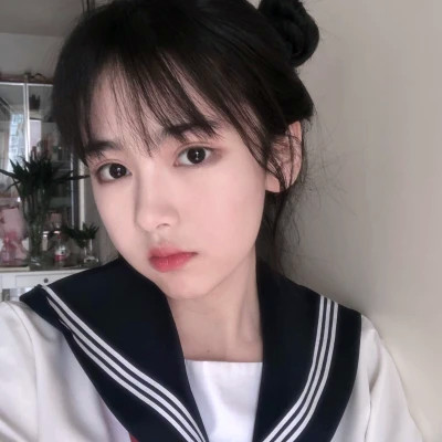 清新素颜女生头像