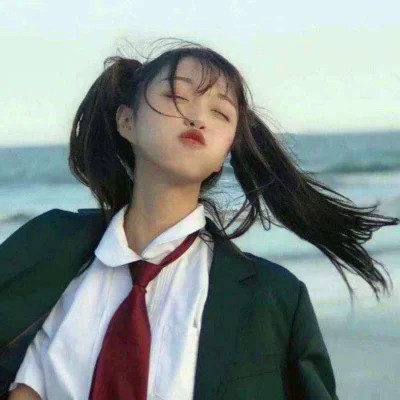 纯真自然的女孩头像