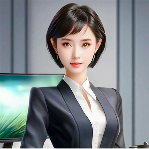 女生职业装头像图片