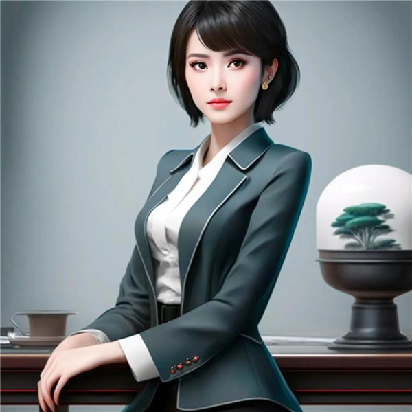 女生职业装头像图片