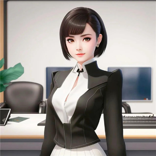 女生职业装头像图片