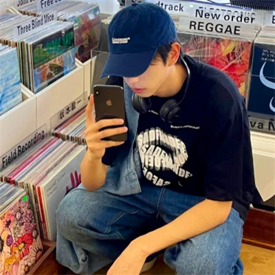 迷人真人男生头像
