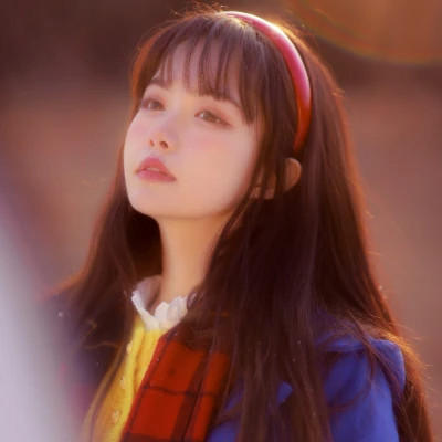 冬日干净清纯女生头像