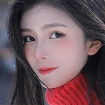 冬日干净清纯女生头像