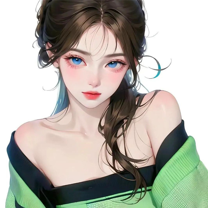 精致AI女生头像图片