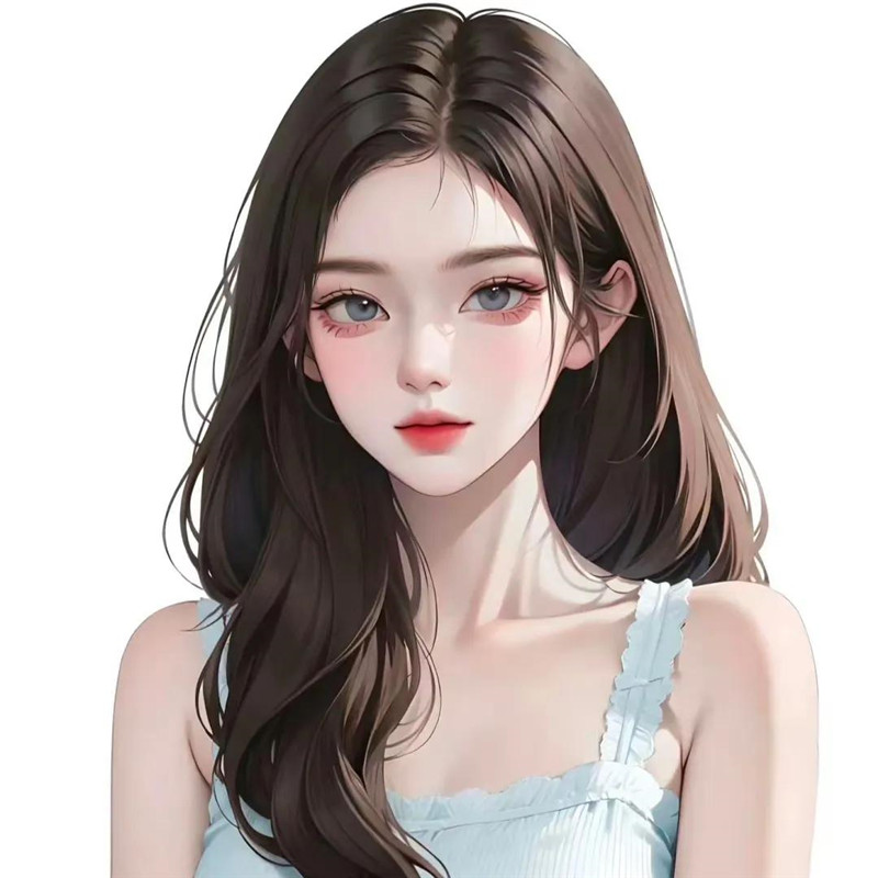 精致AI女生头像图片