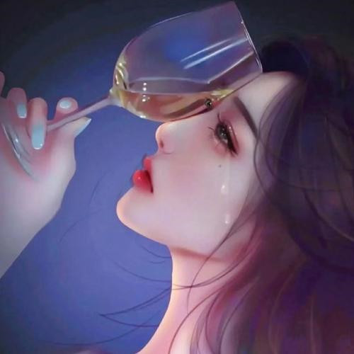 被伤透了心失望的头像女