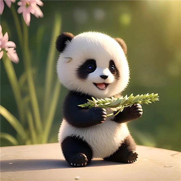 超萌可爱治愈的熊猫宝宝头像图片