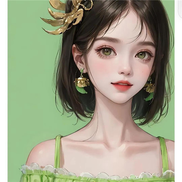 动漫女生夏季精致裙装头像图片