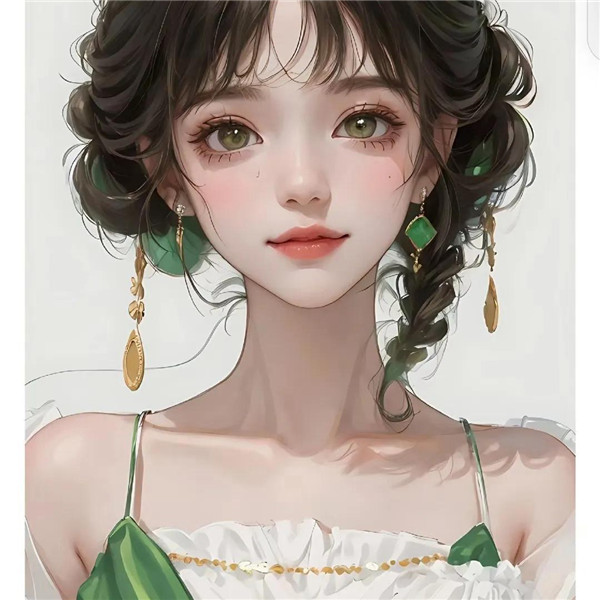 动漫女生夏季精致裙装头像图片