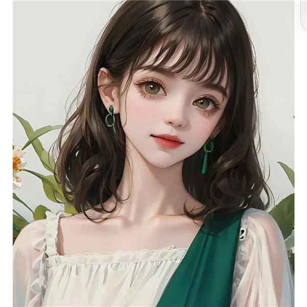 动漫女生夏季精致裙装头像图片