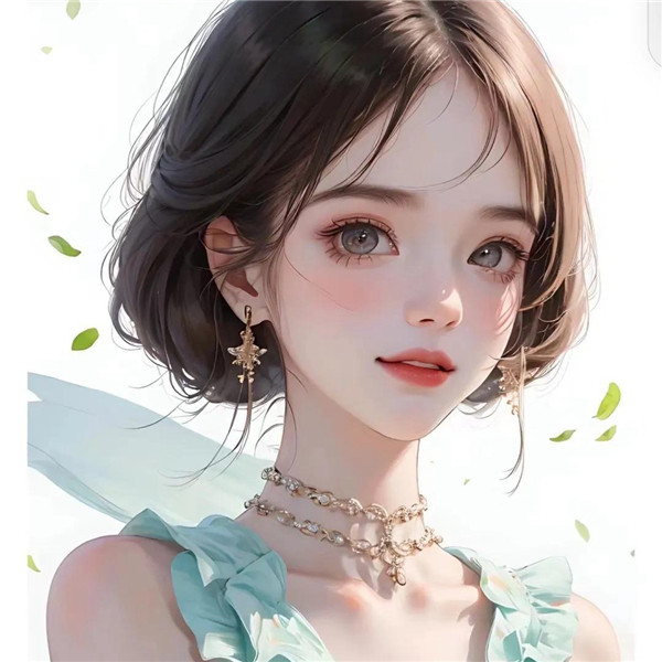 动漫女生夏季精致裙装头像图片