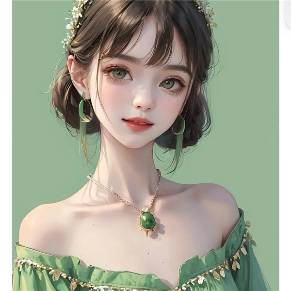 动漫女生夏季精致裙装头像图片