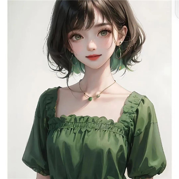 动漫女生夏季精致裙装头像图片