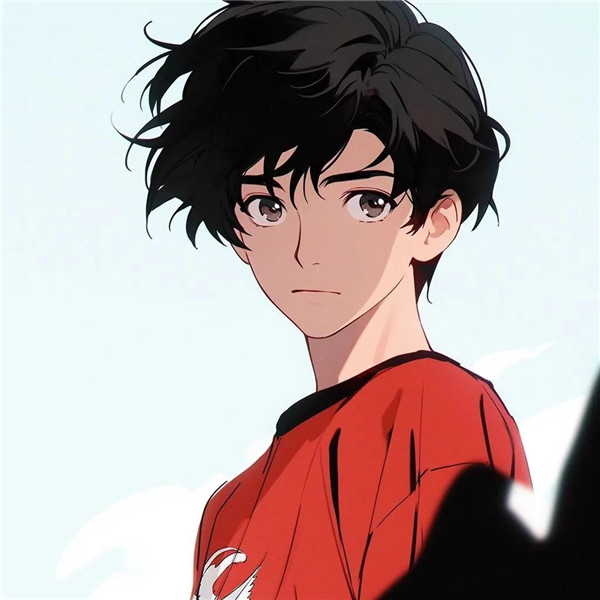 简单干净动漫男生头像图片