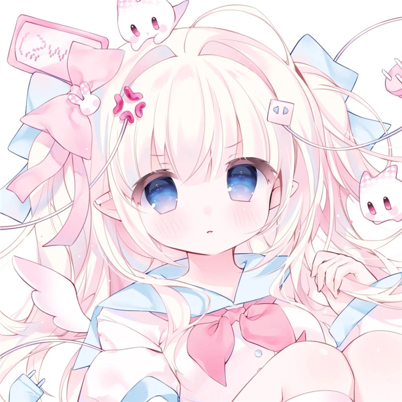 纯真温柔少女心动漫头像