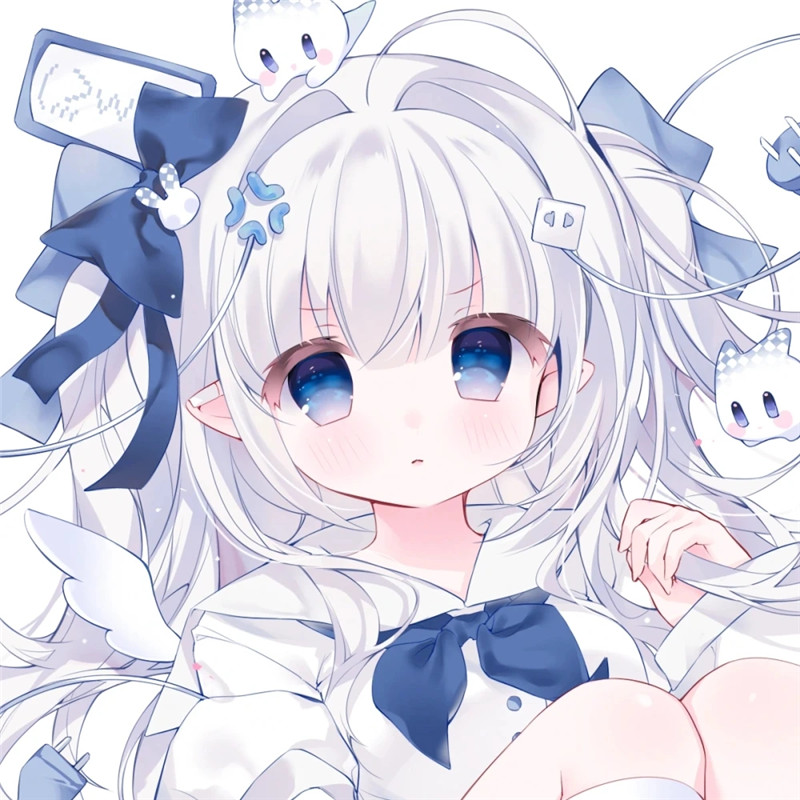 纯真温柔少女心动漫头像