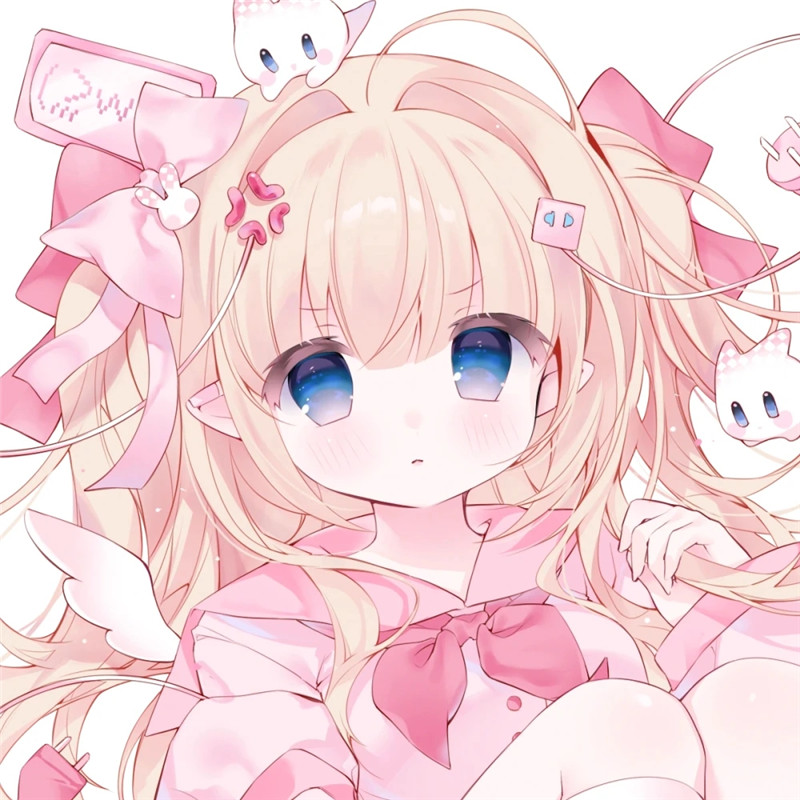 纯真温柔少女心动漫头像