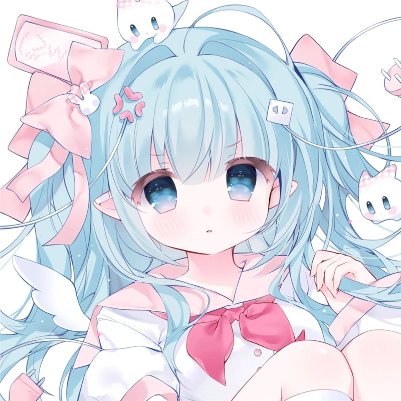 纯真温柔少女心动漫头像