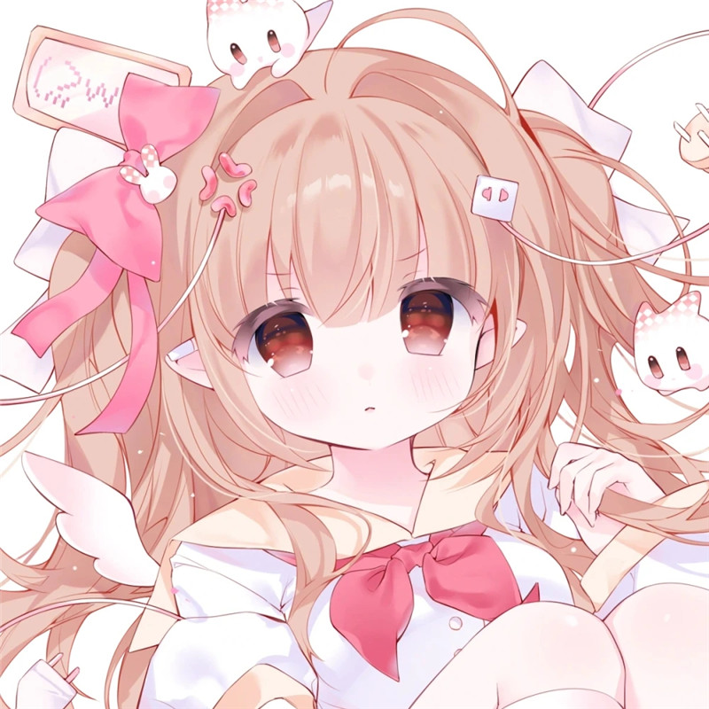 纯真温柔少女心动漫头像