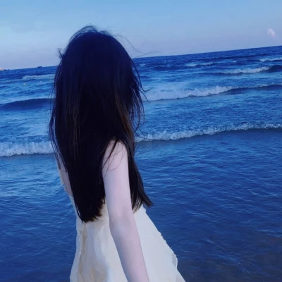 唯美高级后背头像图片女