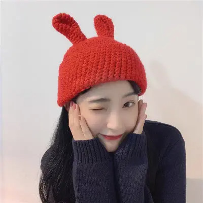头像女生戴帽子