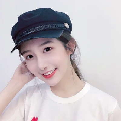 帽子控女生高清头像