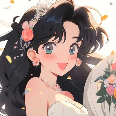 AI旧漫甜蜜浪漫情侣头像图片