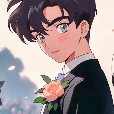 AI旧漫甜蜜浪漫情侣头像图片