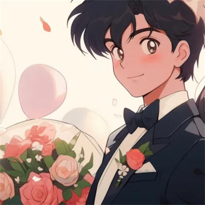 AI旧漫甜蜜浪漫情侣头像图片