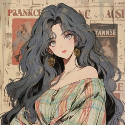 旧漫高级情侣头像图片