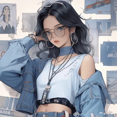 情侣旧漫复古头像图片