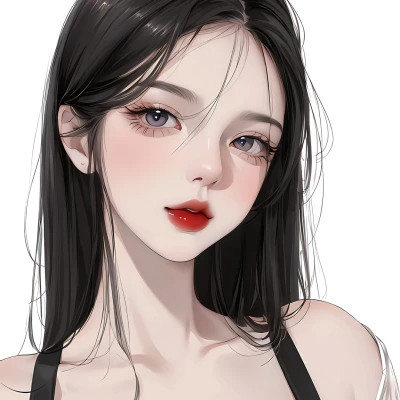 二次元ai绘画图片女头