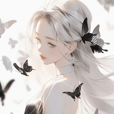 高清好看的AI系列女生头像图片