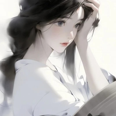 高清好看的AI系列女生头像图片