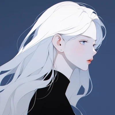 al绘画头像女