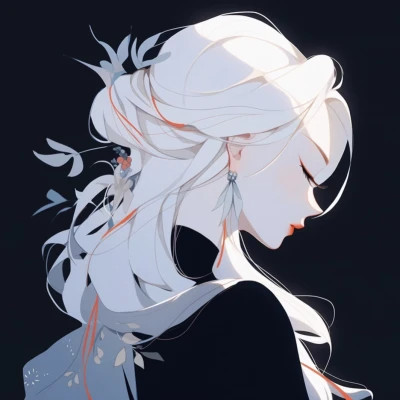 al绘画头像女