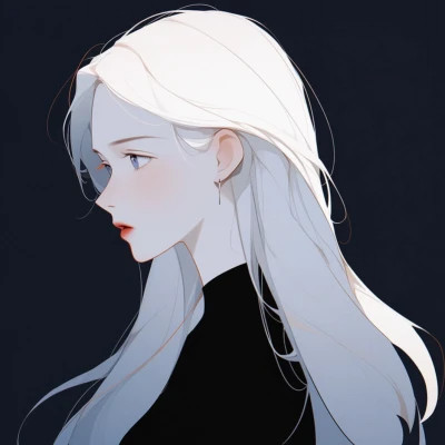 al绘画头像女