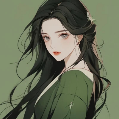 al绘画头像女