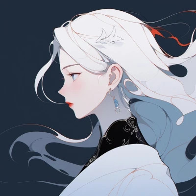 al绘画头像女