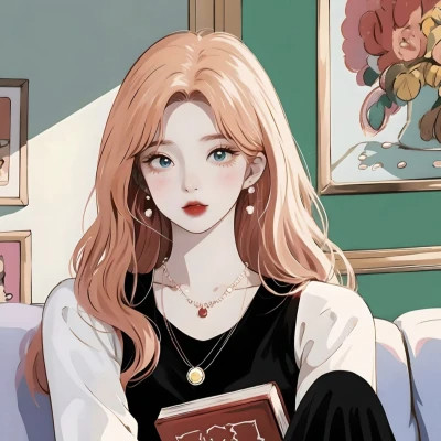 al绘画头像女