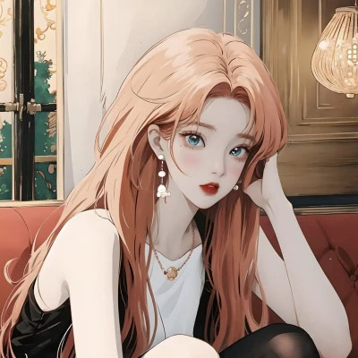 al绘画头像女