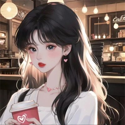 头像女生AI绘画图片