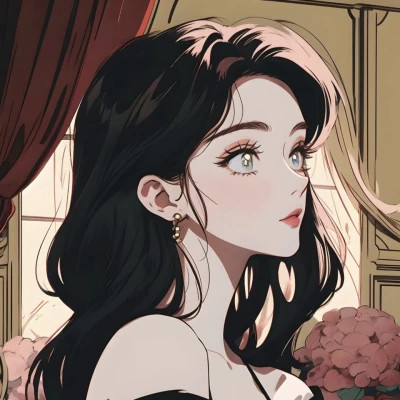 优质AI女生头像图片