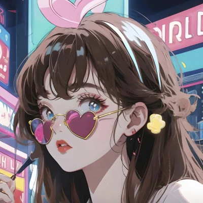优质AI女生头像图片