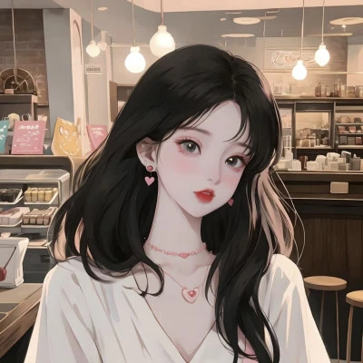 优质AI女生头像图片