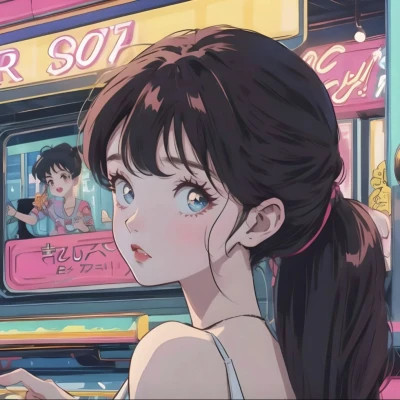 优质AI女生头像图片
