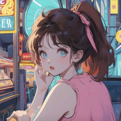 优质AI女生头像图片
